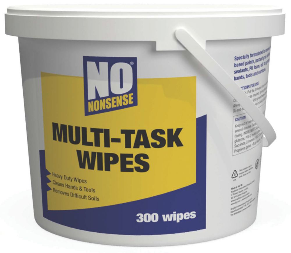 No Nonsense Multi-Task Wipes White 300 Pack Reviews