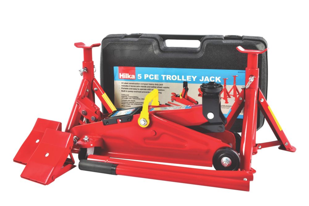 Hilka Pro-Craft 2 Tonne Trolley Jack Combi Kit Reviews