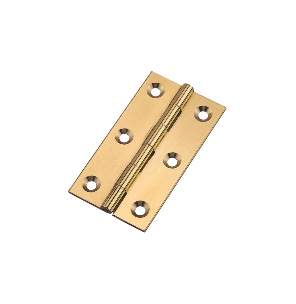 Polished Brass Butt Hinges 64 x 35mm 2 Pack Reviews