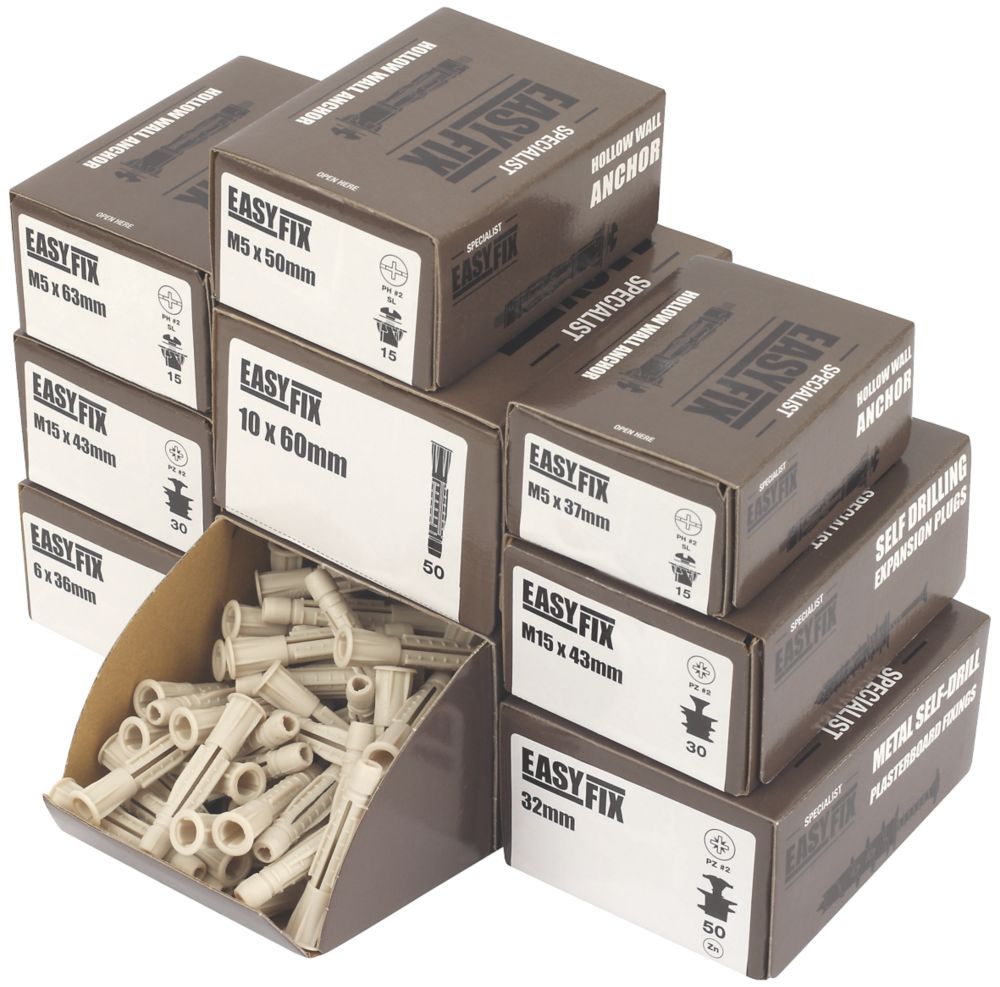 Easyfix Fixings Trade Pack 405 Piece Set Reviews