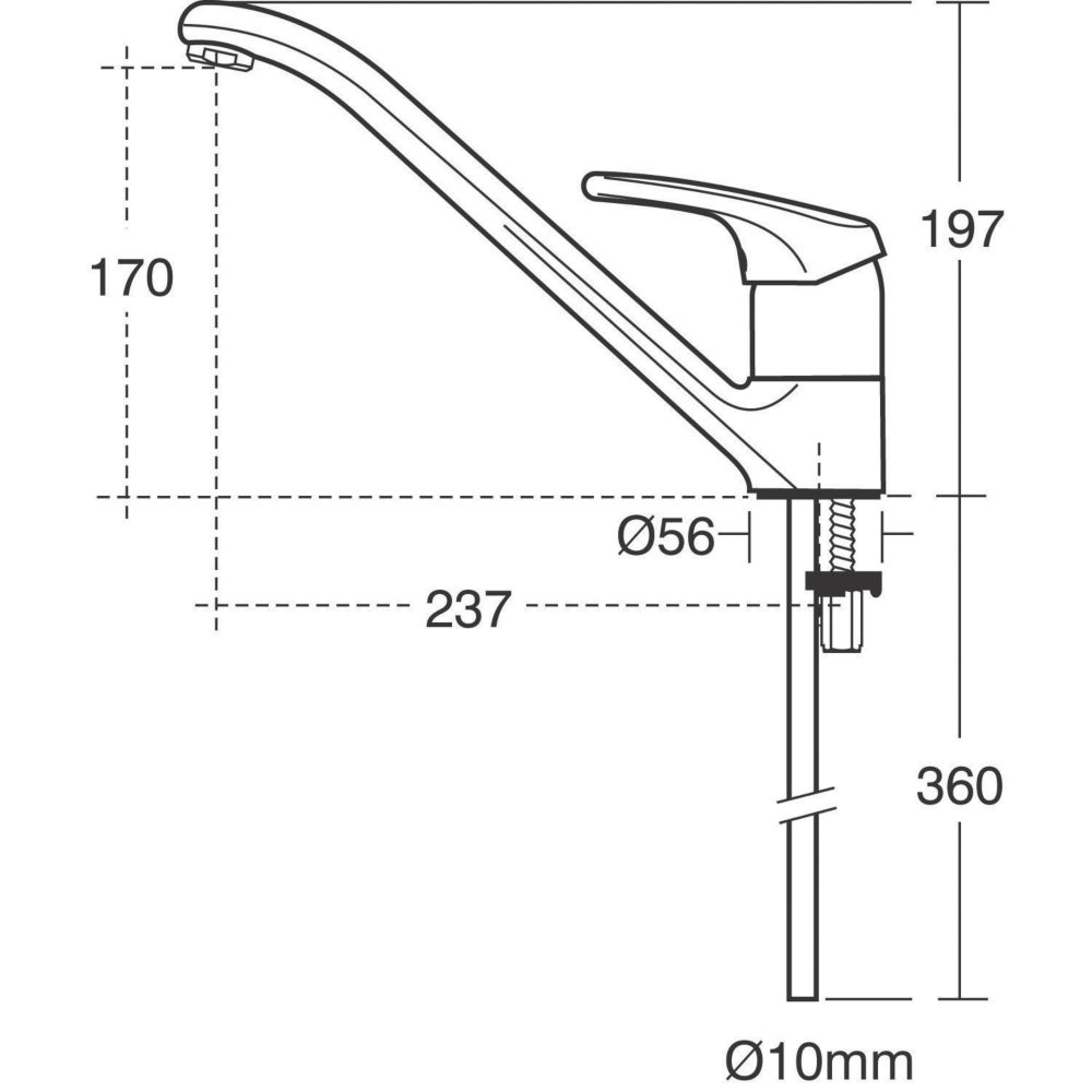 Armitage Shanks Sandringham Single-Lever Basin Monobloc Mixer Tap Chrome