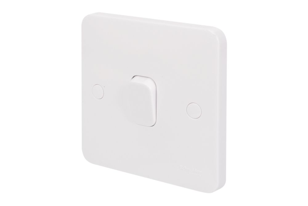 Schneider Electric Lisse 10AX 1-Gang 1-Way 10AX Light Switch White Reviews