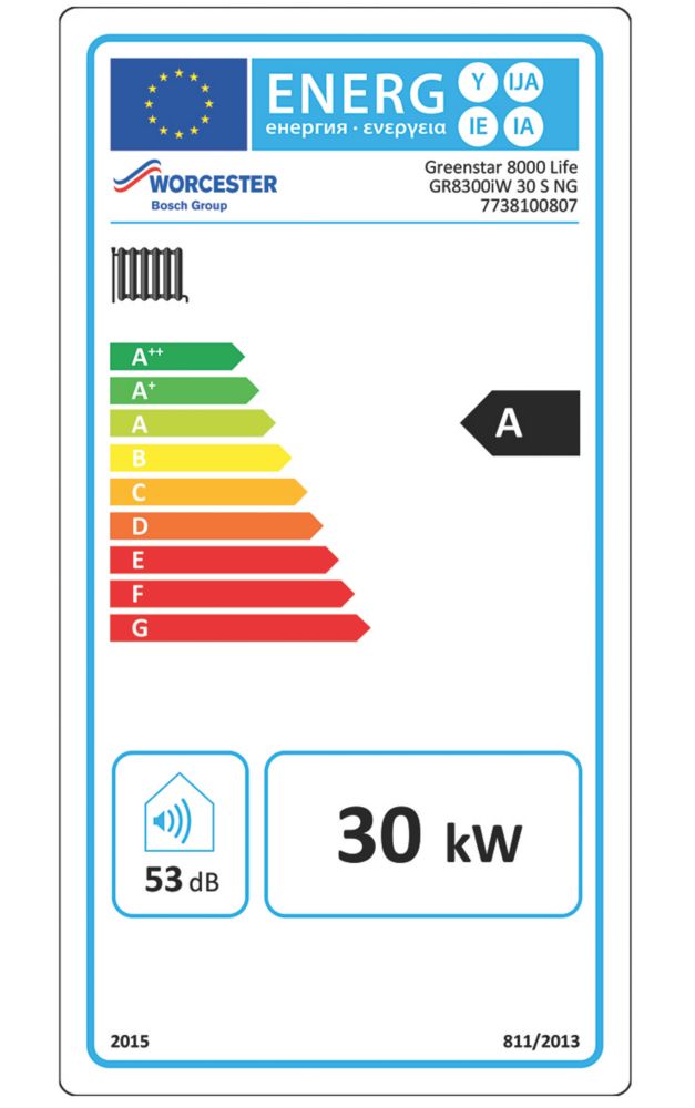 Worcester Bosch Greenstar 8000 Life 30 S Gas System Boiler Boilers Screwfix Com