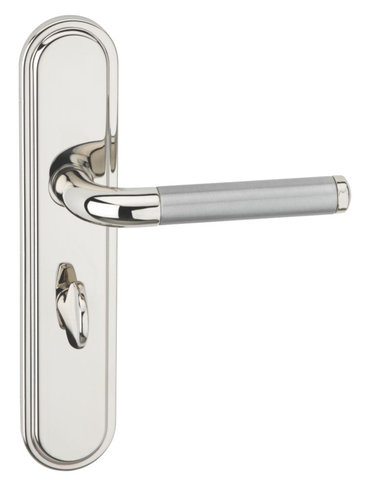 Urfic Vienna Bathroom Door Handles Pair Dual Tone