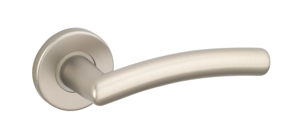 Urfic Pro5/5380 Fire Rated Lever on Rose Door Handles Pair Satin Stainless Steel Reviews