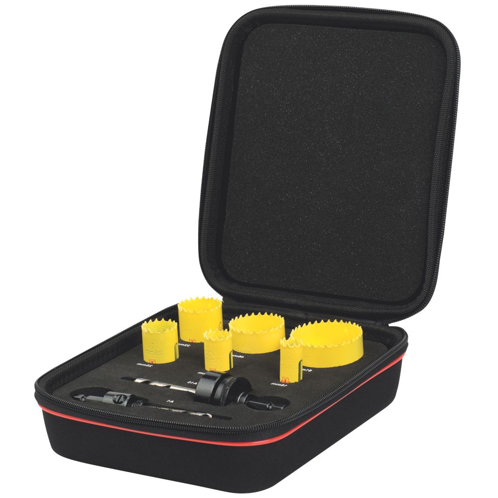 Starrett KFC06021 Multi-Material Electricians Fast Cut Holesaw Set 8 Pieces Reviews