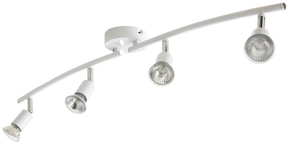 Sasha 4 Light Spotlight White 220 240v Ceiling Spotlights