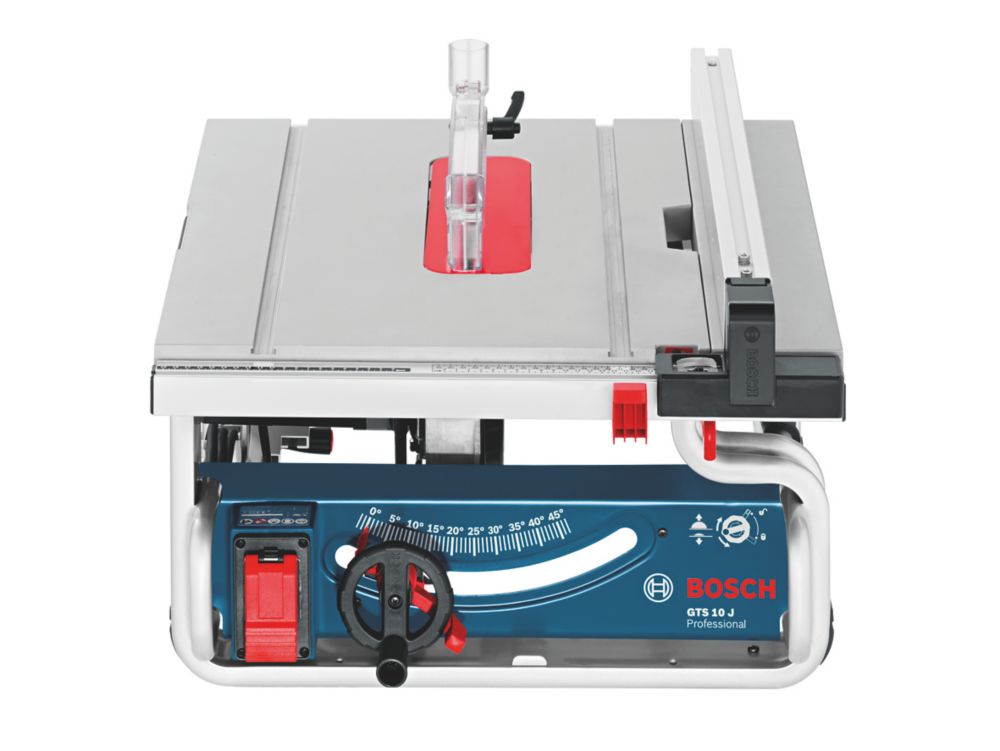 Bosch Gts10j2 Professional 254mm Electric Portable Table Saw 240v Table Saws Screwfix Com