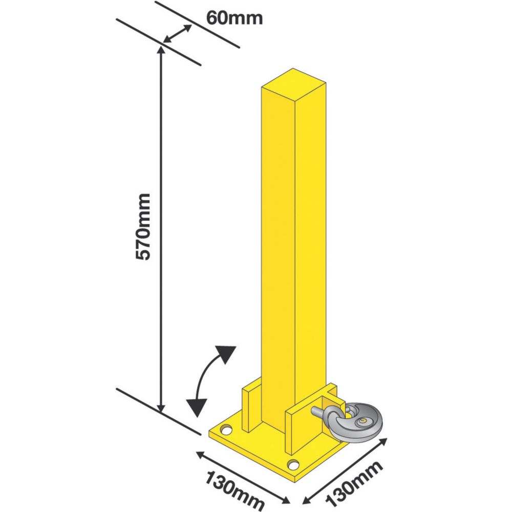 Maypole Security Post 490mm