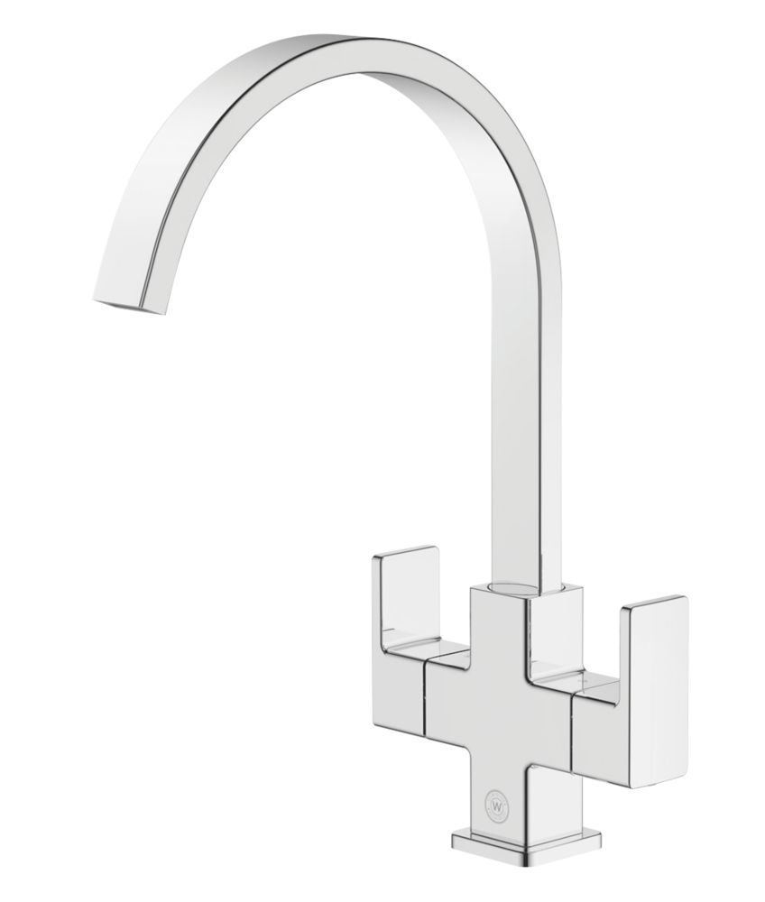 Watersmith Heritage Cubic Dual-Lever Monobloc Mixer Kitchen Tap Chrome Reviews