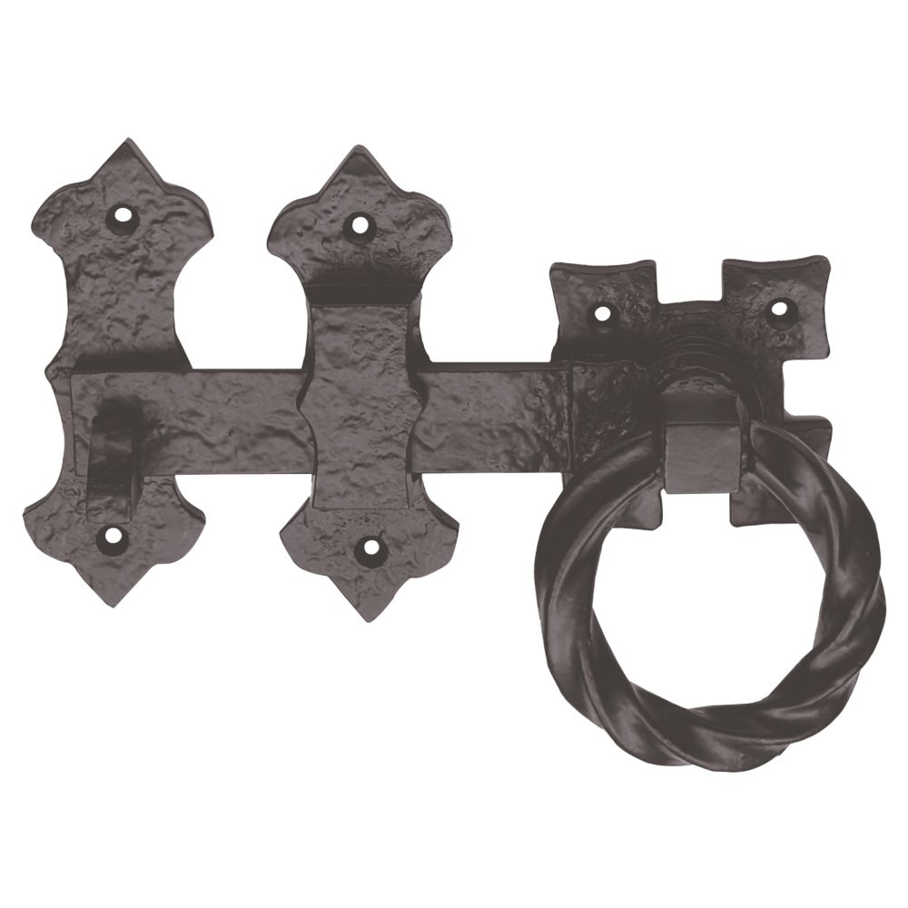 Carlisle Brass Ring Gate Latch Black Antique 190mm Reviews