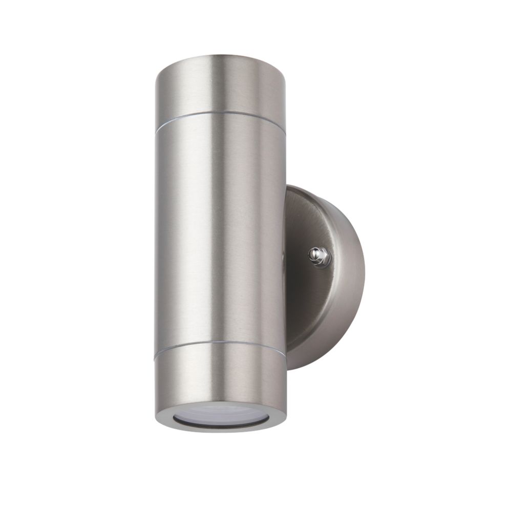 Lap Bronx Outdoor Up Down Wall Light Stainless Steel