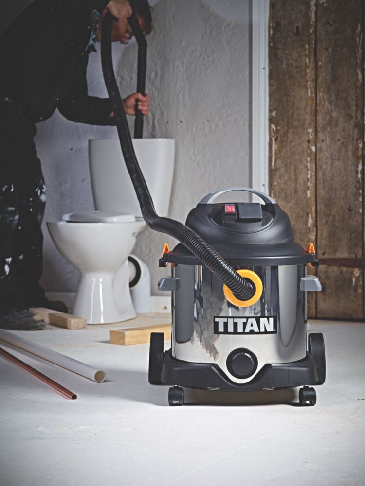 Titan TTB430VAC 1400W 30Ltr Wet & Dry Vacuum Cleaner 240V