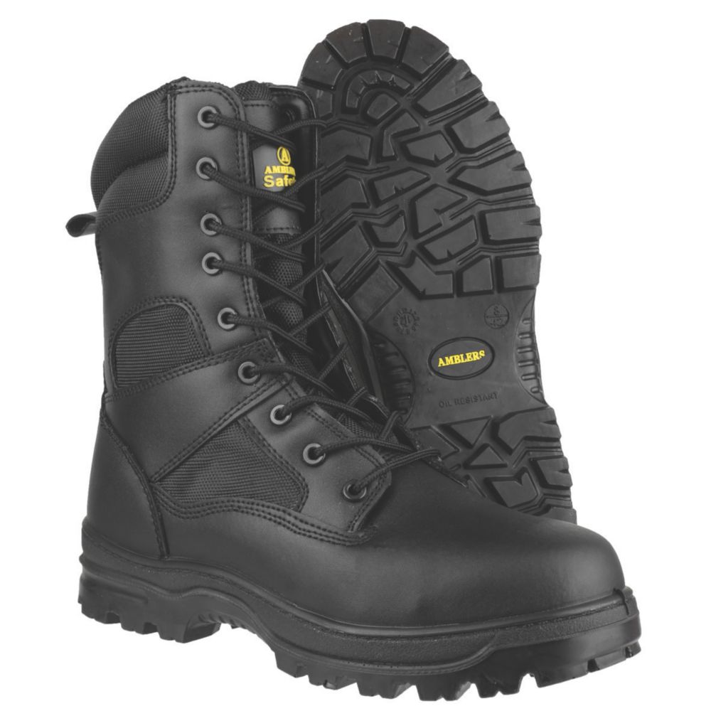 Amblers FS009C Metal Free Safety Boots Black Size 9