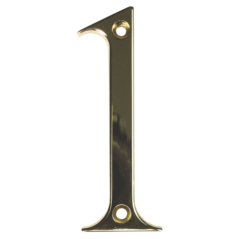 Fab & Fix Door Numeral 1 Gold 80mm Reviews