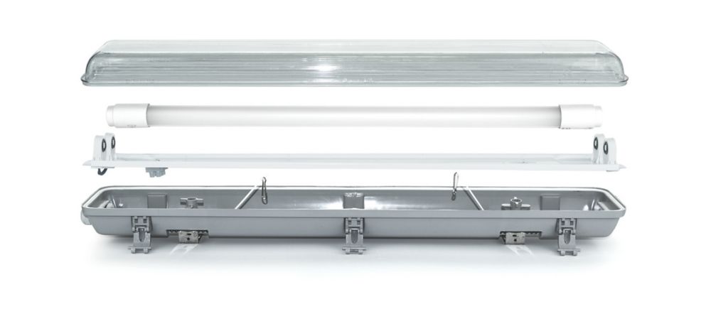 Luceco Twin 5ft G13 T8 LED Weatherproof Batten 2 x 22W 3900lm