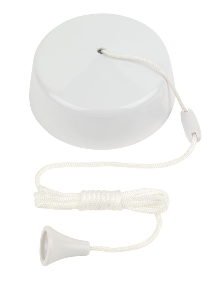 10AX 2-Way Pull Cord Switch White Reviews