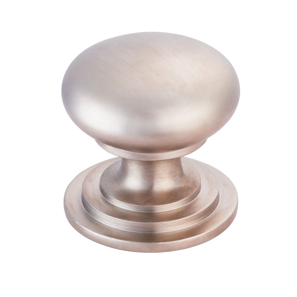 Fingertip Design Victorian Mushroom Cupboard Knob Pack Satin Nickel 25mm Reviews