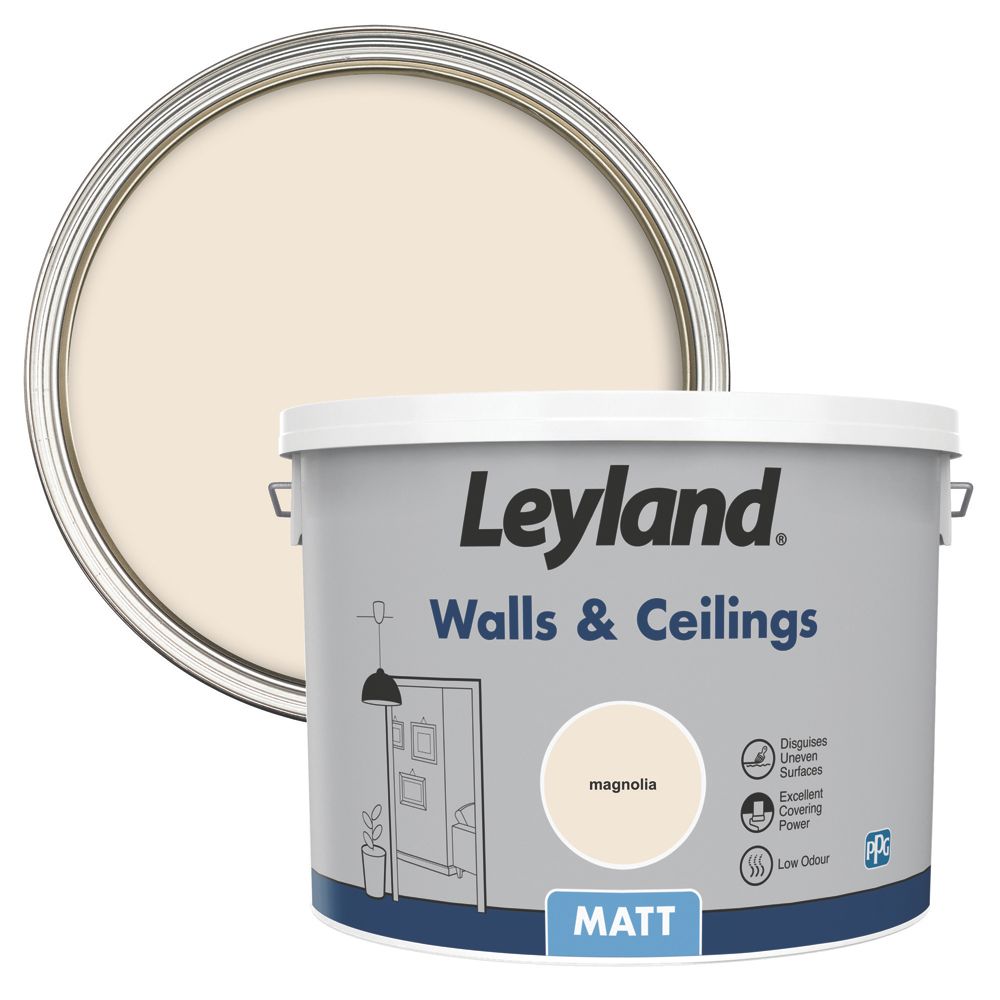 Leyland Retail Matt Emulsion Paint Magnolia 10Ltr Reviews