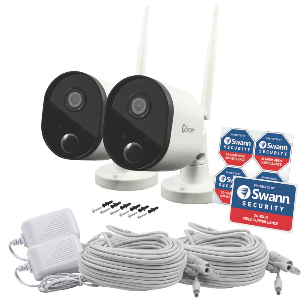 Swann SWWHD-OUTCAMPK2-UK Wi-Fi Outdoor Powered Camera 2 Pack Reviews