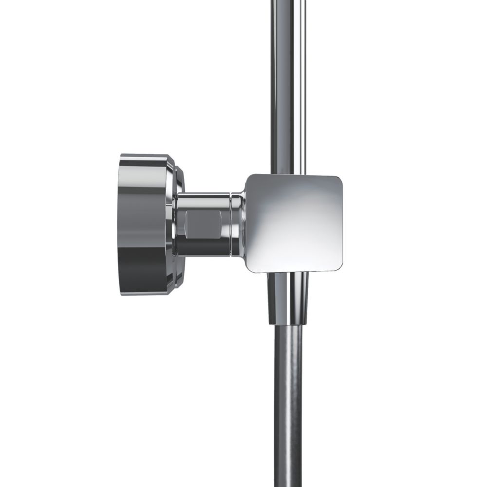 Mira Honesty ERD Rear-Fed Exposed Chrome Thermostatic Diverter Mixer Shower