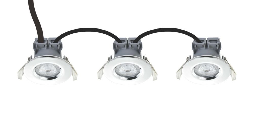 LAP Fixed LED Downlight Chrome 370lm 5W 220-240V