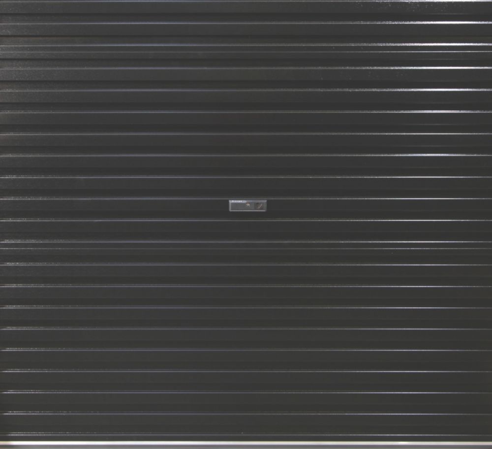 Gliderol 7 1 X 7 Non Insulated Steel Roller Garage Door Black