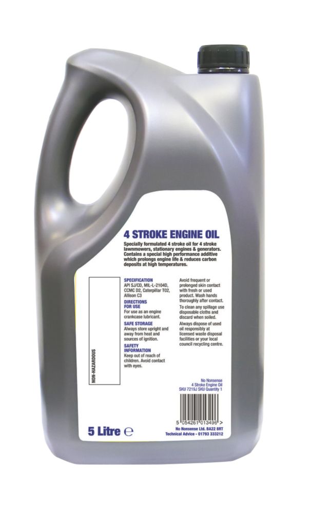 No Nonsense HP-142SF 4-Stroke Oil 5Ltr