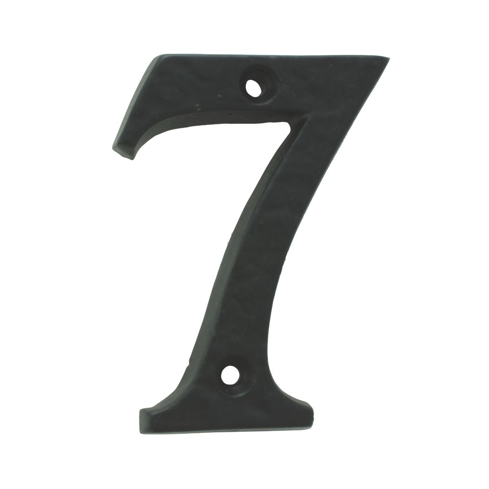 Carlisle Brass Ludlow Door Numeral 7 Antique Black 78mm Reviews