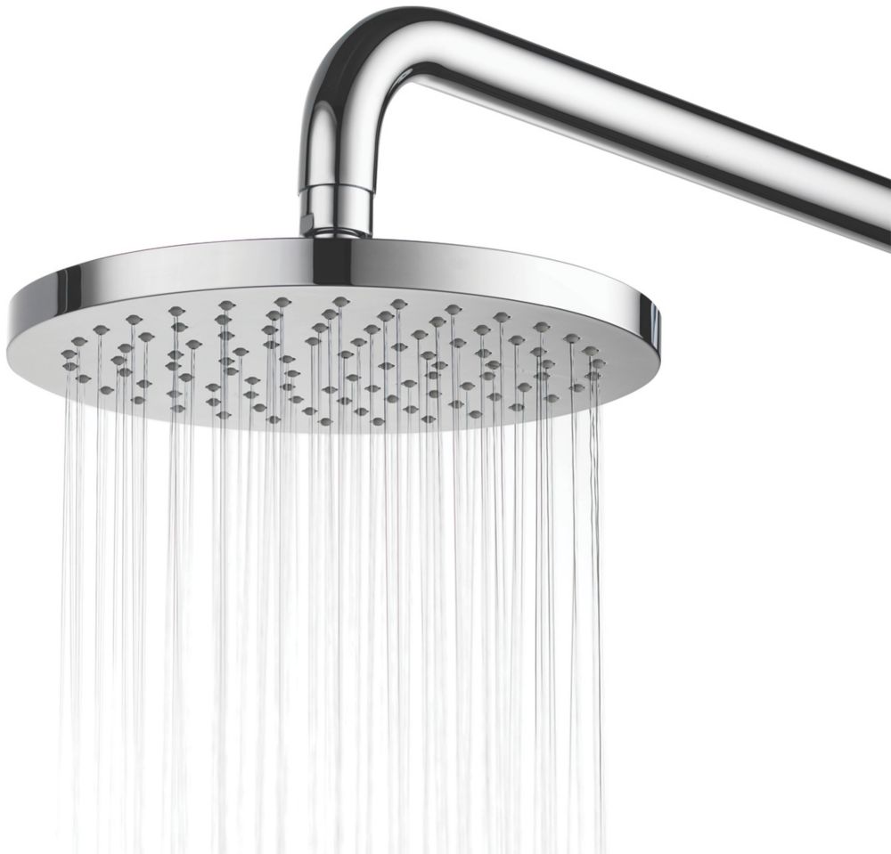 Aqualisa Visage Gravity-Pumped Rear-Fed Chrome Thermostatic Digital Shower with Diverter