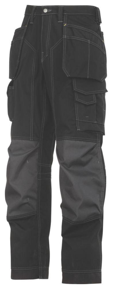 Snickers 3223 Floorlayer Trousers Grey / Black 31