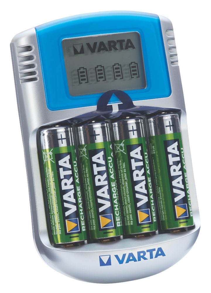 Varta Fast LCD Battery Charger + 4 x AA Ready2Use Batteries Reviews