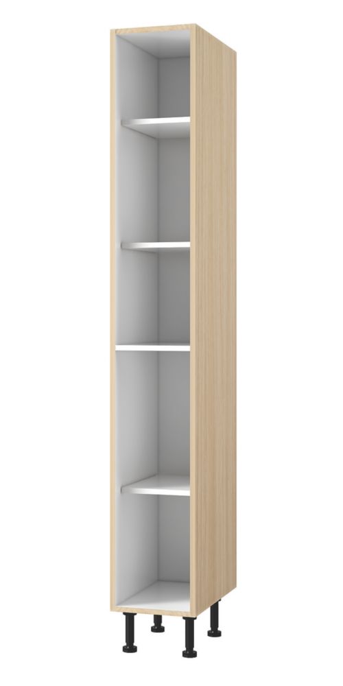 Oak Kitchen Tall Larder Cabinet 300 X 570 X 2115mm Oak Larder