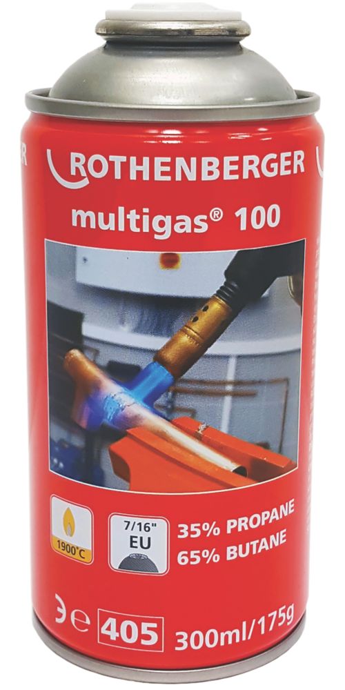 Rothenberger Butane / Propane Mixed Gas Cylinder 175g Reviews