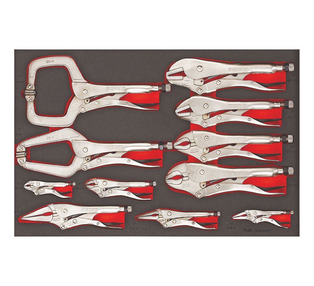 Teng Tools Power Grip Pliers Set 11 Pieces Reviews