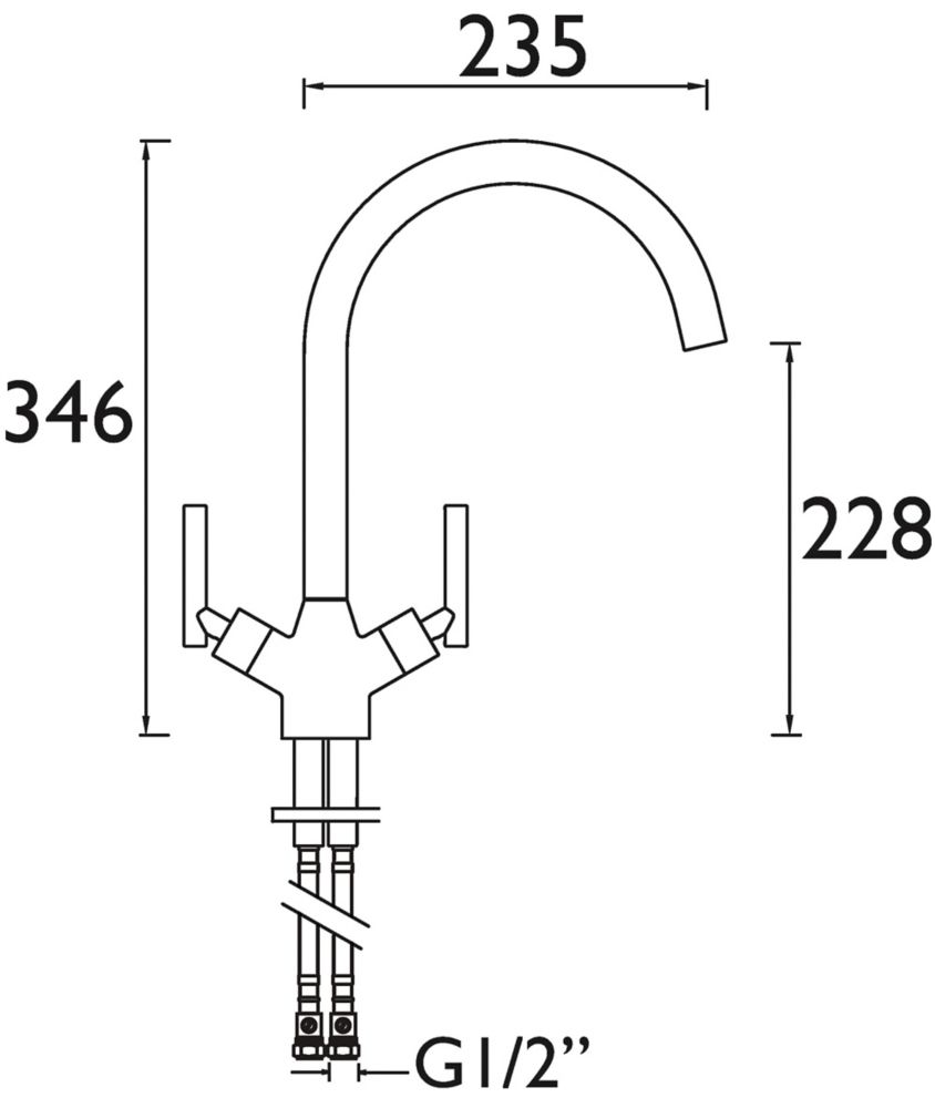 Bristan Chive Mono Mixer Chrome