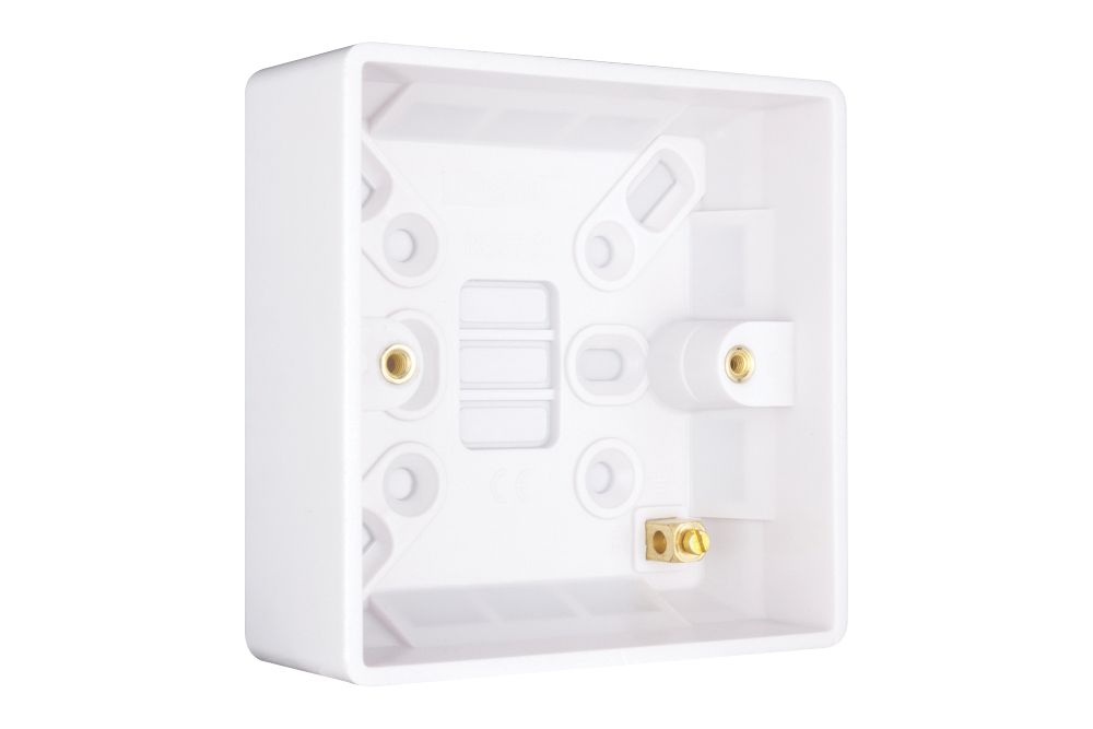 Schneider Electric 1-Gang Surface Pattress Box White 25mm