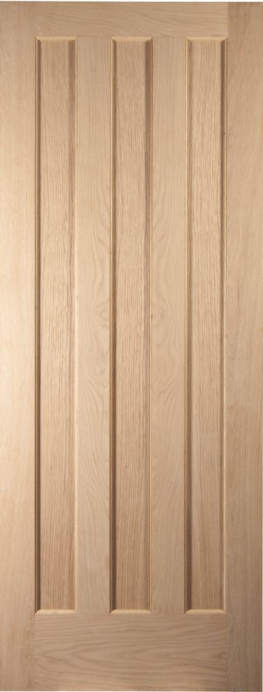 Jeld Wen Aston 3 Panel Interior Door Unfinished 1981 X 762mm