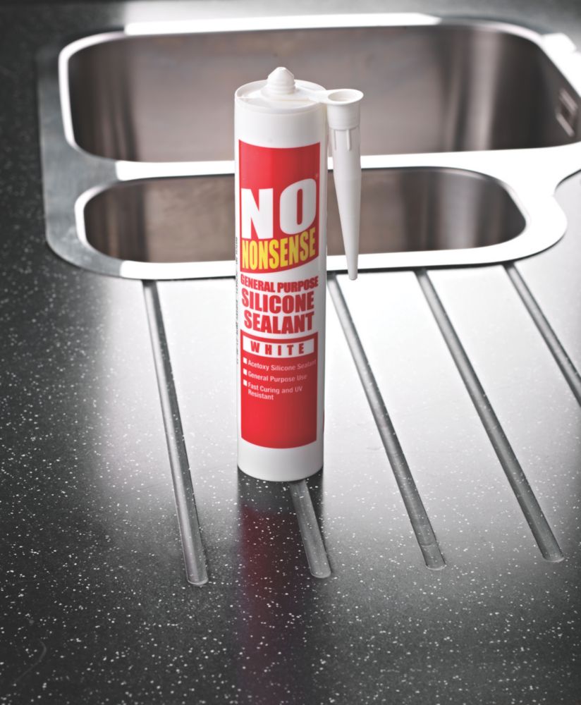 No Nonsense General Purpose Silicone White 310ml