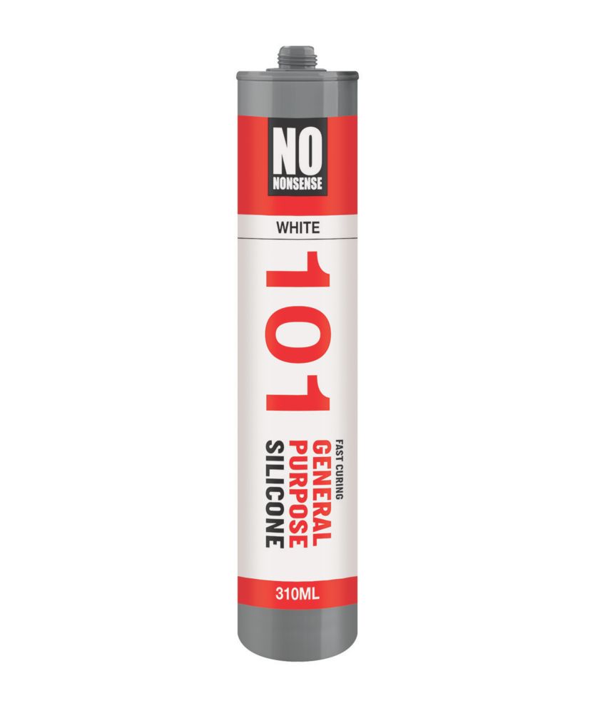 No Nonsense General Purpose Silicone White 310ml Reviews