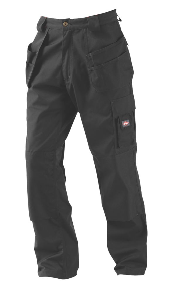 Lee Cooper LCPNT216 Work Trousers Black 32