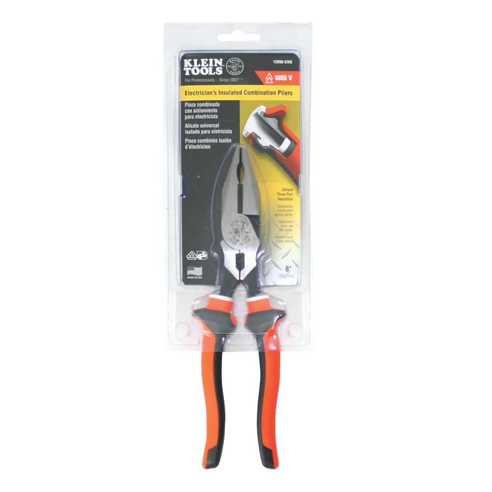 Klein Tools Insulated VDE Combi Pliers 12