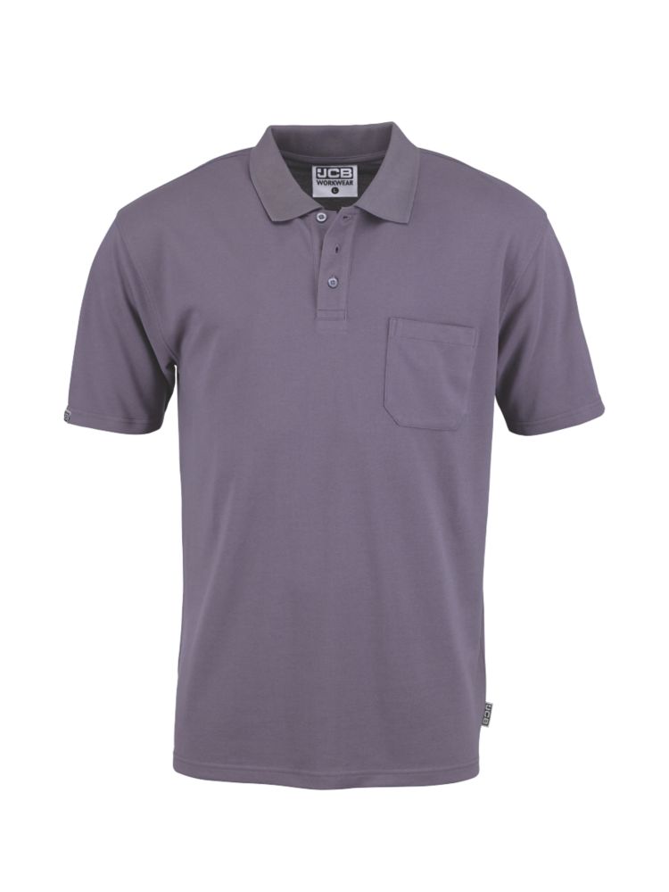 JCB Essential Polo Shirt Grey X Large 44-46