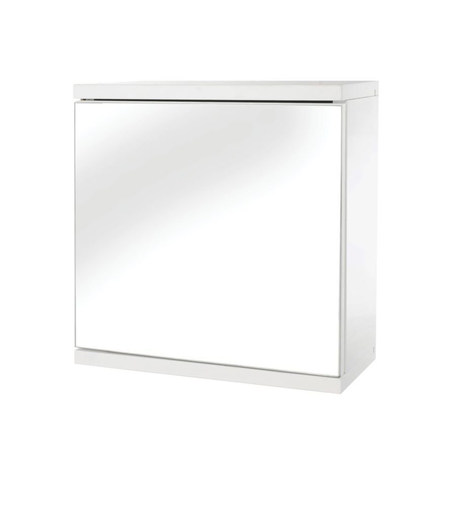 Croydex Single Door Bathroom Cabinet White 300 X 140 X 300mm Bathroom Furniture Screwfix Com