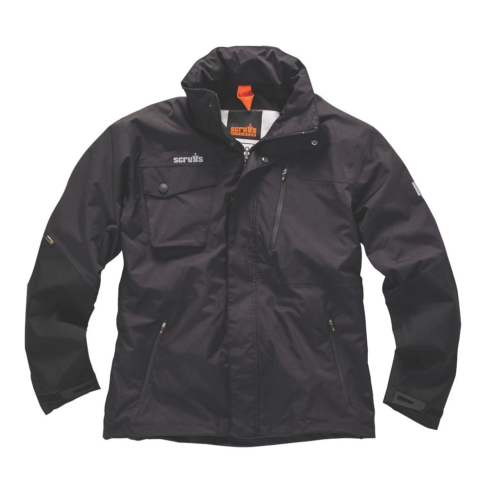 Scruffs Pro Waterproof Jacket Black X Large 48