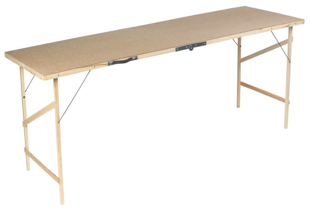 economy hardboard top pasting table 890 x 560 x 740mm pasting tables screwfix com economy hardboard top pasting table 890 x 560 x 740mm