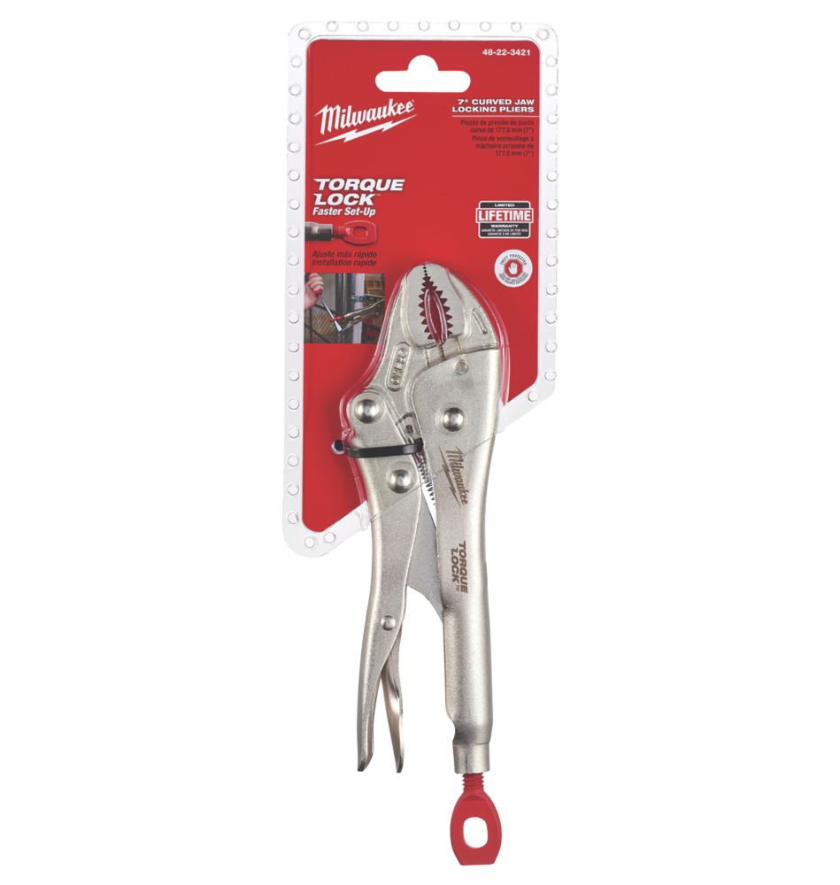 Milwaukee Curved Jaw Locking Pliers 7