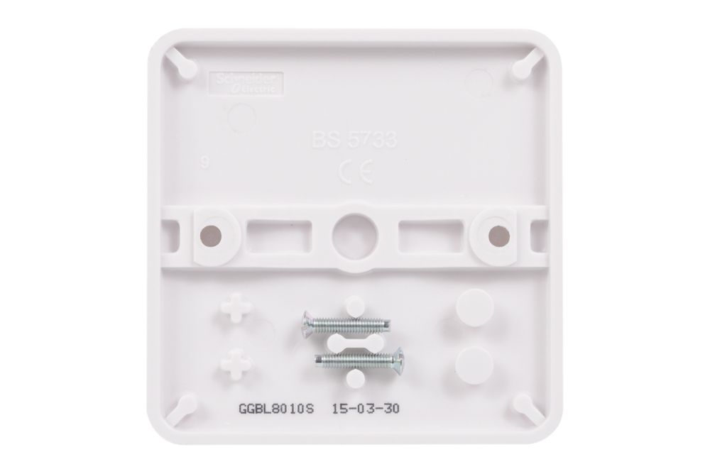 Schneider Electric Lisse 1-Gang Blanking Plate White