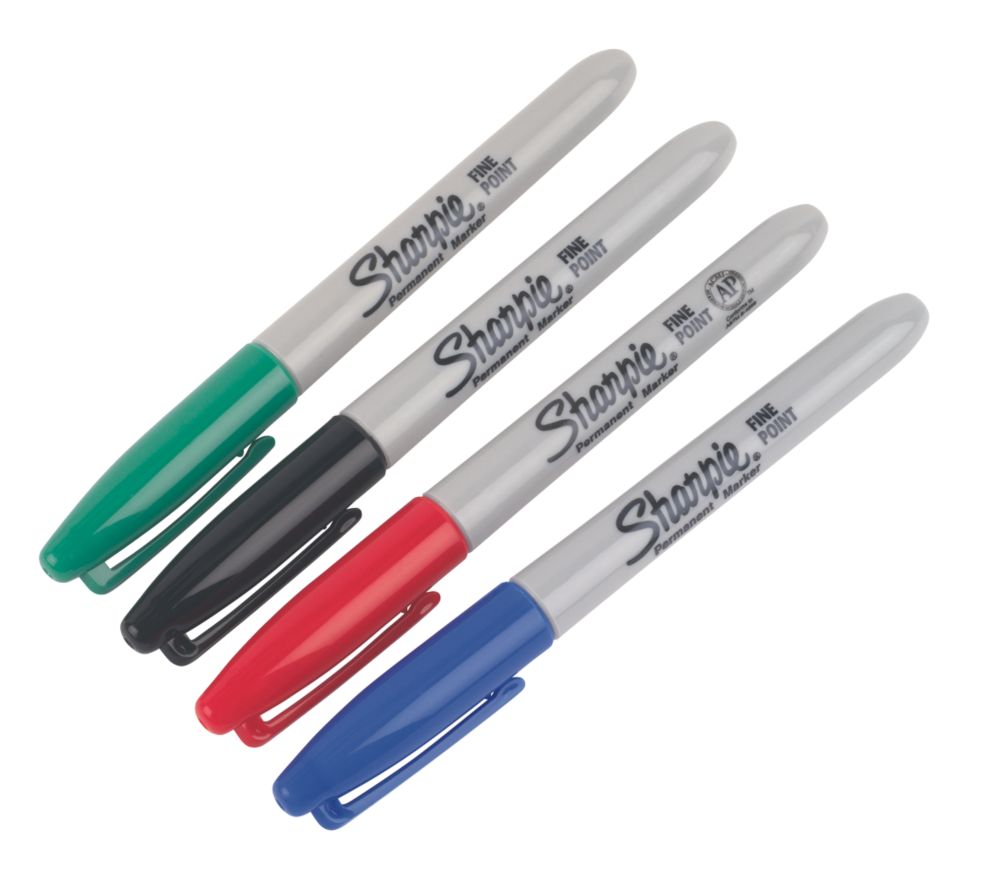 Sharpie Mixed Colours Permanent Marker 4 Piece Set Reviews