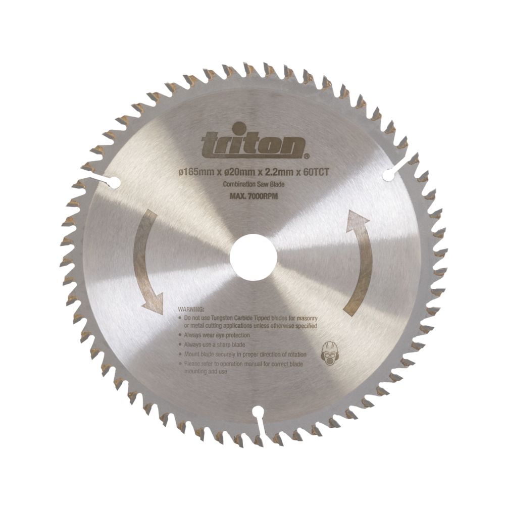 Triton TCT Plunge Saw Blade 165 x 20mm 60T Reviews